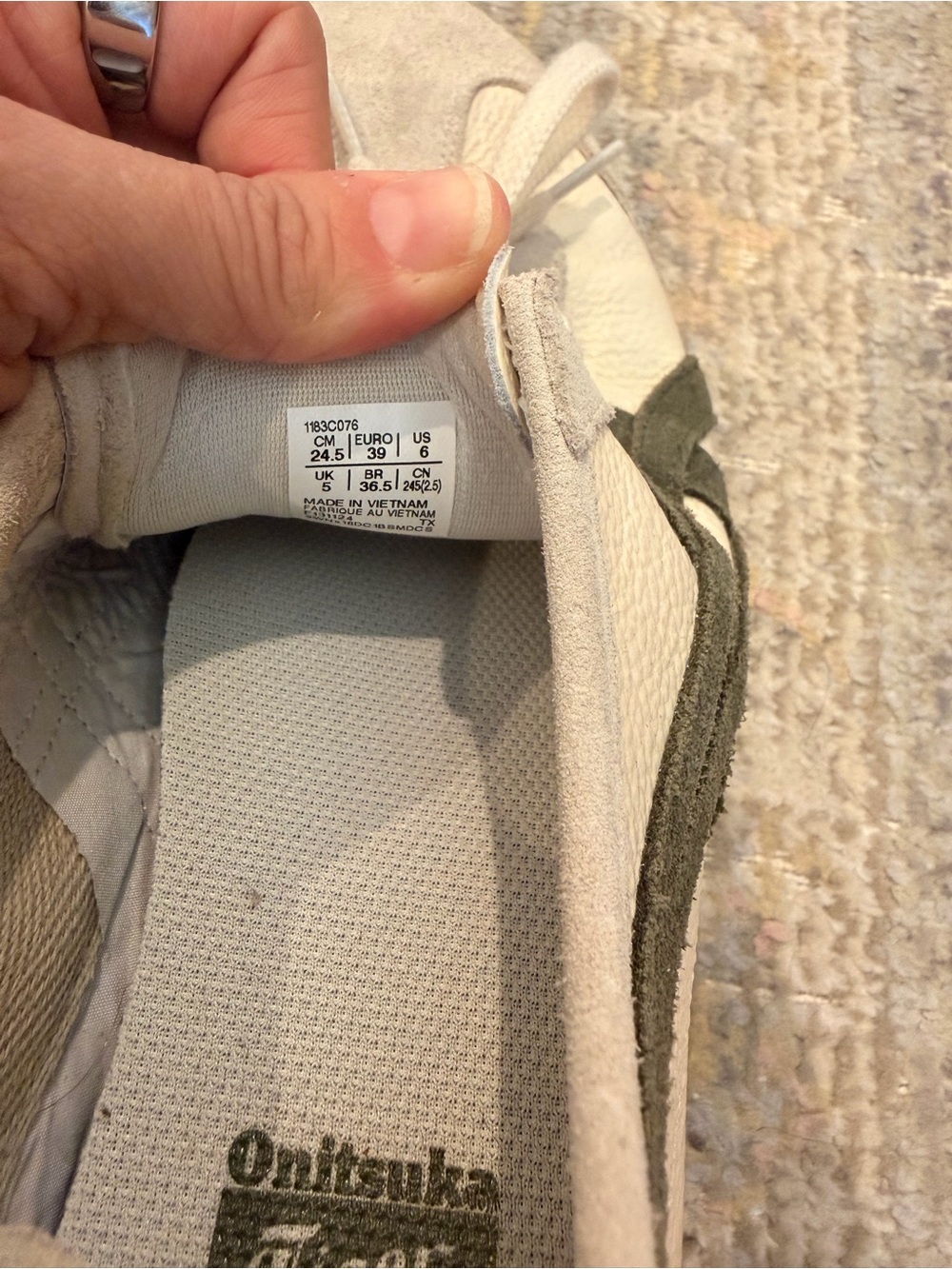 Onitsuka Tiger Mexico 66 Light Beige Olive eu39 - Picture 6 of 7